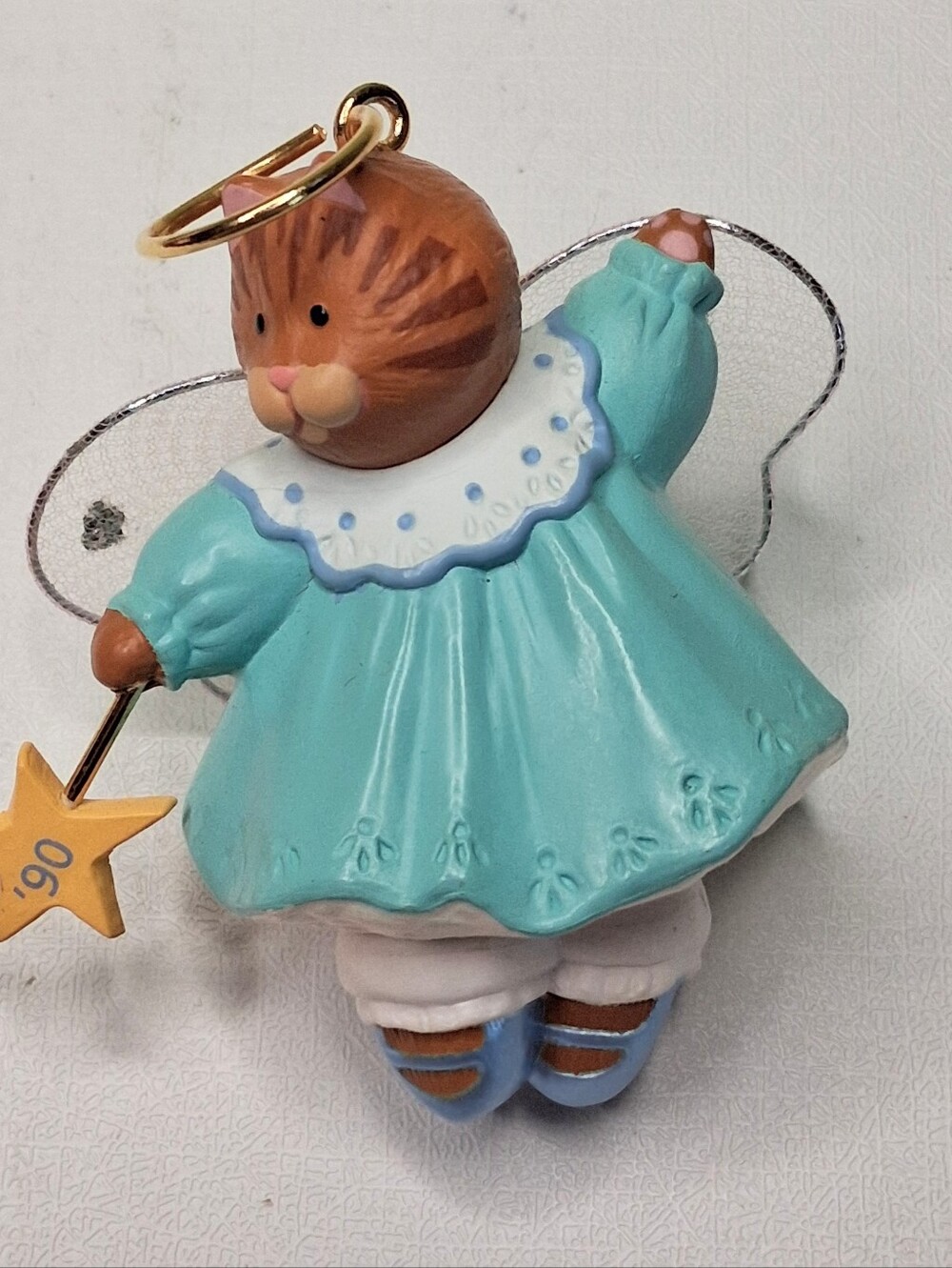 Hallmark Angel Kitten Ornament with Star